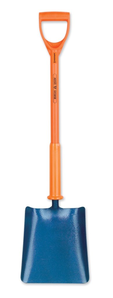 Richard Carter Blue,Orange Shocksafe Insulated Square Mouth Shovel Bs8020