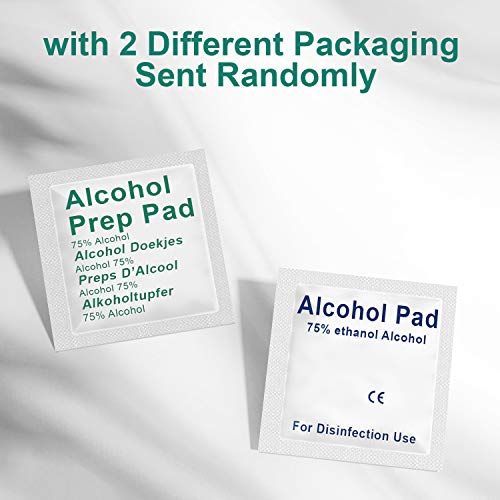 image for 100 Pack 75% C2H5OH Prep Pad Humixx Disposable Cleaning Wipes Glasses 