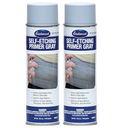 Eastwood Self Etching Primer Spray Paint Aerosol Gray 16 oz. | 2 Pack