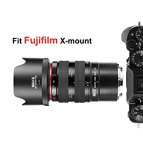 Meike 85mm F/2.8 Handmatige Nadruk Asferische Middelgrote Telephoto Prime Macro Lens met Portretcapaciteit voor Fuji X… - Afbeelding 5