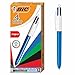 BIC 4-Color Ballpoint Pen, Medium Point (1.0mm), Assorted Inks, 12-Count