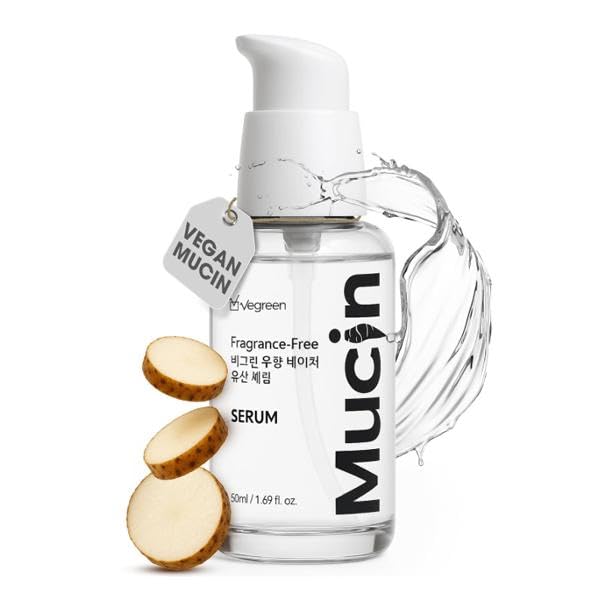 VEGREEN Fragrance-free Nature Mucin Serum 50ml/vegan/skin_tone/peptide/ceramide