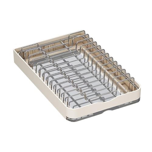 Organizador De Armario Extraíble - Cajón De Armario Extraíble, Escurridor De Metal Para Platos Y Cuencos | Estante De Almacenamiento De Despensa, Organizador De Cajón P