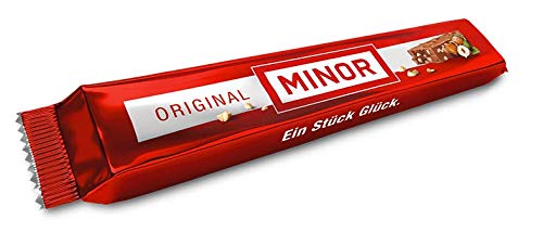 4 x 5er Set MINOR Riegel Original (440 g) | Schweizer Schokolade Stengel | Schokoladenriegel | mit Nougat, Gianduja… – Bild 4