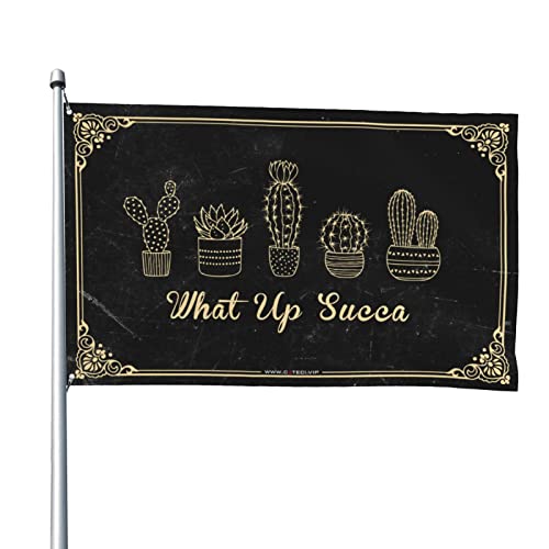 Drapeaux dortoir fille What Up Succa poster tissu géant 152x244 cm