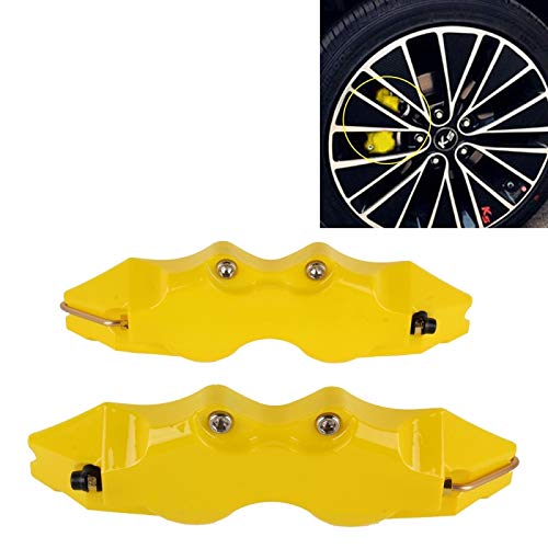 Speedwav 2 PCS HIGH Performance Brake Decoration Caliper Cover Big Size (Yellow) Model_No.LSWMS226