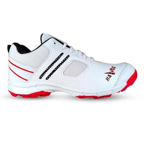 Image of Prokick Havoc Cricket Shoes for Men and Women|Lightweight & Durable Cricket Shoes|PVC Studs Spikes Sports Shoe for Unisex|Synthetic Leather Upper Sports Shoes|EVA Sockliner