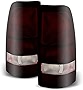 ACANII - For 1999-2002 Chevy Silverado 99-06 GMC Sierra Red Smoke Tail Lights Brake Lamps Set