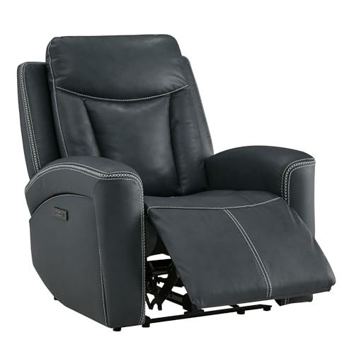 CHITA Genuine Leather Power Recliner