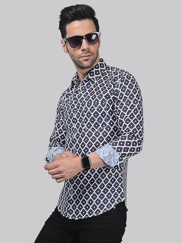 Image of TB Trybuy.in Urbanite Men's Printed Casual Cotton Shirt for Men