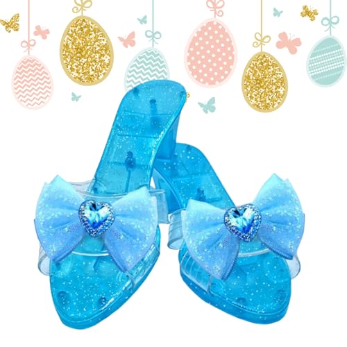 Xijobido Zapatos de Princesa para Niñas | Accesorios Fotográficos Zapatillas De - Tacones Altos Para Cosplay Para Actividades De Día De Personajes Escolares, Planificadores De Fiestas, Entusiastas De