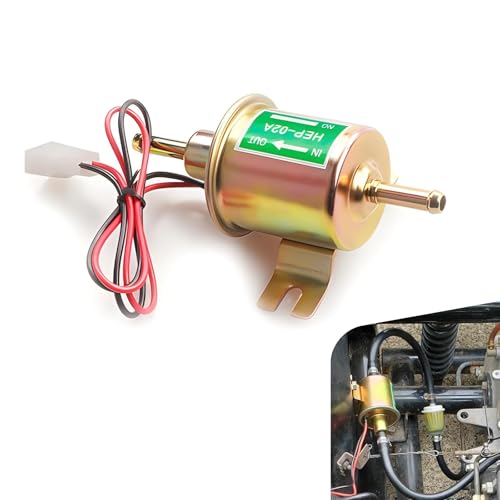Moxruq Electric Fuel Pump 12v 3-6 Psi Low Pressure Inline Fuel Pump Universal...