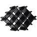 Giantex Wine Rack Wall Mounted Set of 5, Wood Wall Wine Shelf Racks with Glass Holder and Stemware Hanger, Wooden Hanging Wine Rack, Wine Storage Display Shelf for Home Bar Kitchen Dining Room, Black