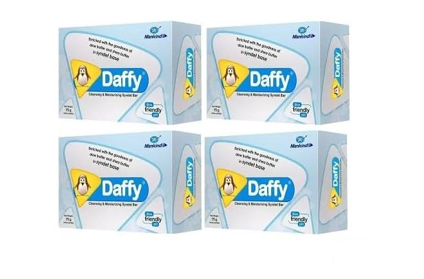 Daffy Bathing Bar - 75gm Pack Of 4