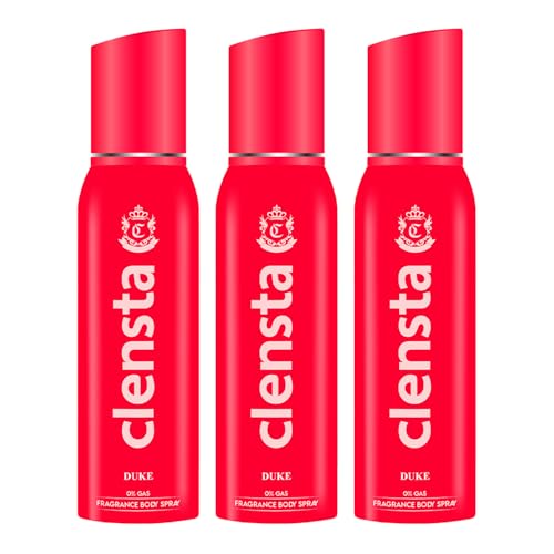 Image of Clensta Duke 0% No Gas Deodorant for Men 150ml Pack of 3 Body Spray Long Lasting | No Gas Deo for Men