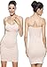 KHAYA Women Full Slip Shapewear Tube Dress Firm Slim Lace Body Shaper Nude