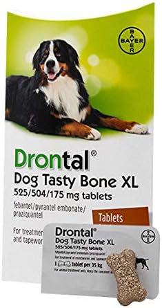 Drontal Plus XL Flavour Wormer, Single tablet