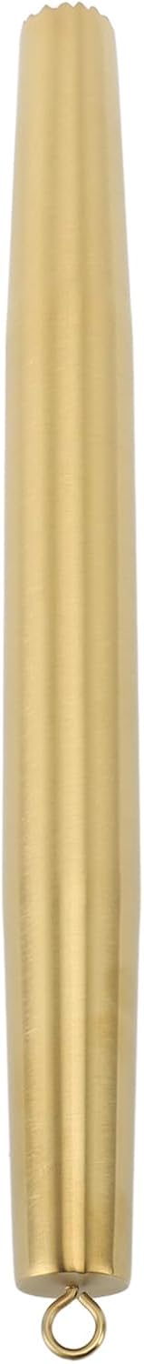 Dough Baker Roller, 304 Stainless Steel Rolling Pin Kitchen Essential Ice Crushing Hammer Efficient Multifunctional for Fondant (Gold)