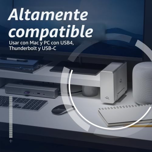 Caja NVMe M.2 SSD OWC Express 4M2 USB4 con 4 ranuras y soporte SoftRAID para Mac y Windows 5