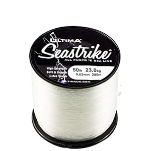 Ultima Seastrike Sterk vislijn 115gr spoel, transparant, 0,70mm-50.0lb/23.0kg