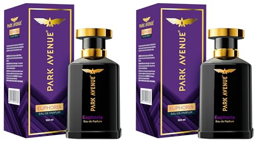 Park Avenue Men Perfume, Euphoria, 100Ml Eau De Parfum, Premium, Long Lasting, Intense Musk Scent Fragrance Spray, Suitable For Every Occasion (Pack Of 2)