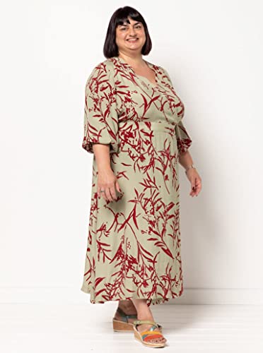 Style Arc Sewing Pattern - Millicent Wrap Dress (Sizes 10-22) - Image 3