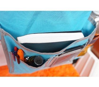 DormCo Bedside Storage Organizer - TUSK Storage - Aqua