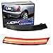 iJDMTOY Smoked Lens Red Full LED Rear Side Marker Light Kit Compatible With 2002-08 MINI Cooper R50 R52 R53 1st Gen, Powered by SMD LED, Replace OEM Back Sidemarker Lamps