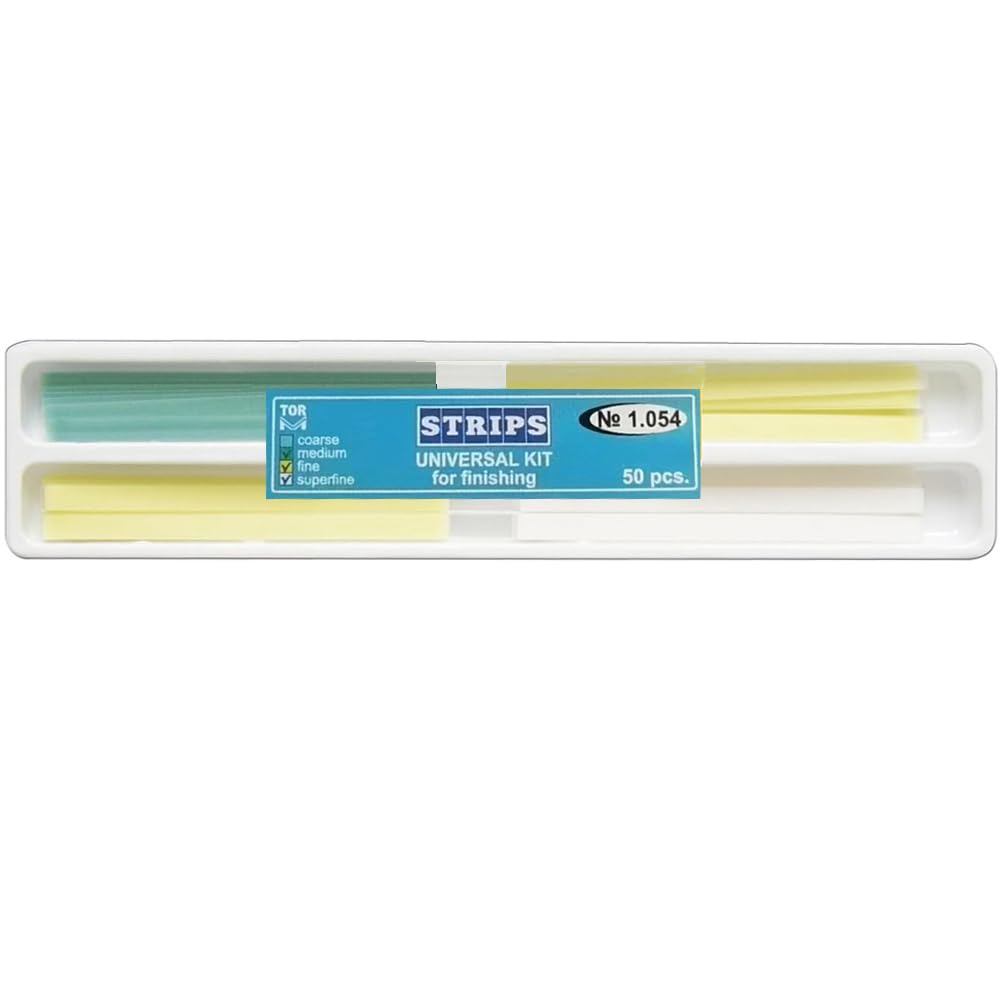 Papier ścierny do zębów, paski do polerowania zębów, rozmiar – szerokość 4 mm, NatureAqua żywica do polerowania zębów, narzędzie do szlifowania międzyzębowego (50 szt.)