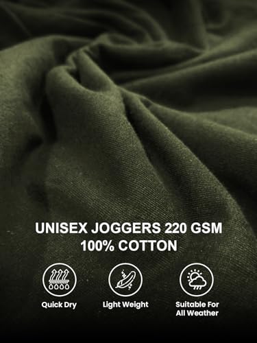 Image of XENOVAURBAN Joggers for Men | Casual wear 100% Combed Cotton Joggers | Unisex fit with Back and Side Pockets