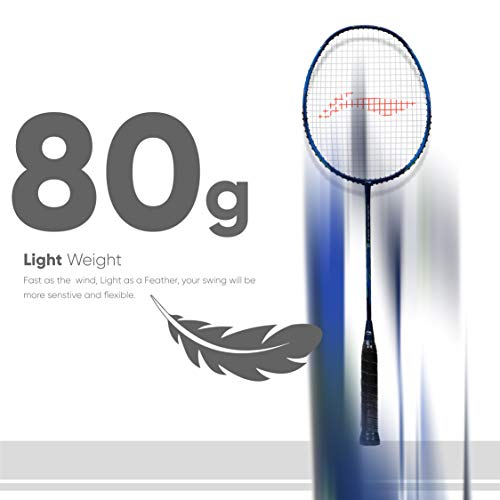 Image of Li-Ning G-Force Superlite Max 9 Carbon Graphite Badminton Racket with Full Racket Cover