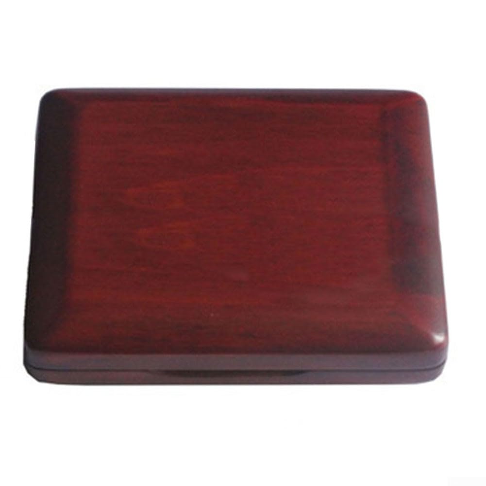 Étui de rangement pour anches de basson, étui de rangement pour anches de hautbois, 11,6 x 9,3 x 2,2 cm (rouge)
