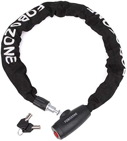 .FOBOZONE Motorcycle Lock, Scooter Lock, Bike Chain Lock,Made of Solid Manganese Steel, It is Very Safe