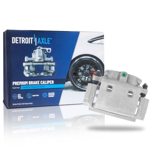 Image of Detroit Axle - Rear Left Brake Caliper for 2003 Dodge Ram 2500 3500, Driver