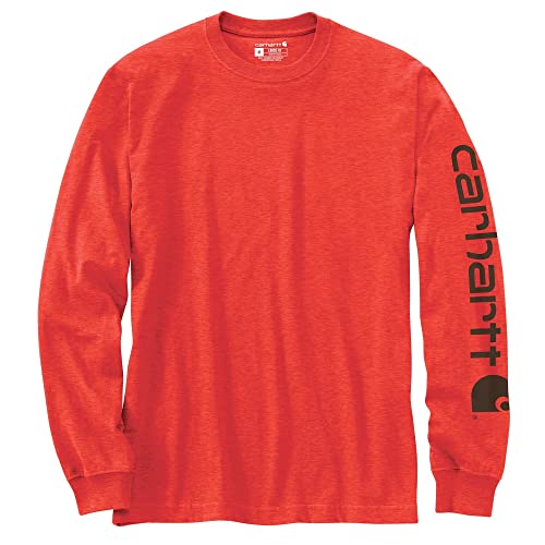 Image of Carhartt Men's Dearborn Loose LS Logo T-Shirt