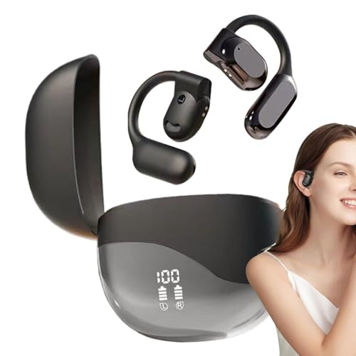 Wireless Workout Earbuds, Lightweight Over-Ear Buds, Comfortable Wireless Earphones for Workout and Running, Sweat-Resistant Headphones, Ideal for Fitness Enthusiasts, Enhanced Sound Quality