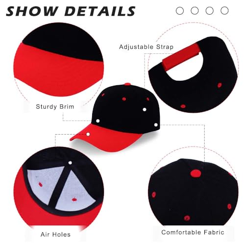 Image of ZH Plain Adjustable Baseball Cap - Lot of 12 Unisex Blank Design Caps