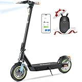 Electric Scooter S10Plus, Electric Scooter Adults with 10IN Shock Absorbing Tires,15AH Big Battery, 38 Miles Range & 21 MPH Top Speed, E Scooter for Teens and Adults UL Certified