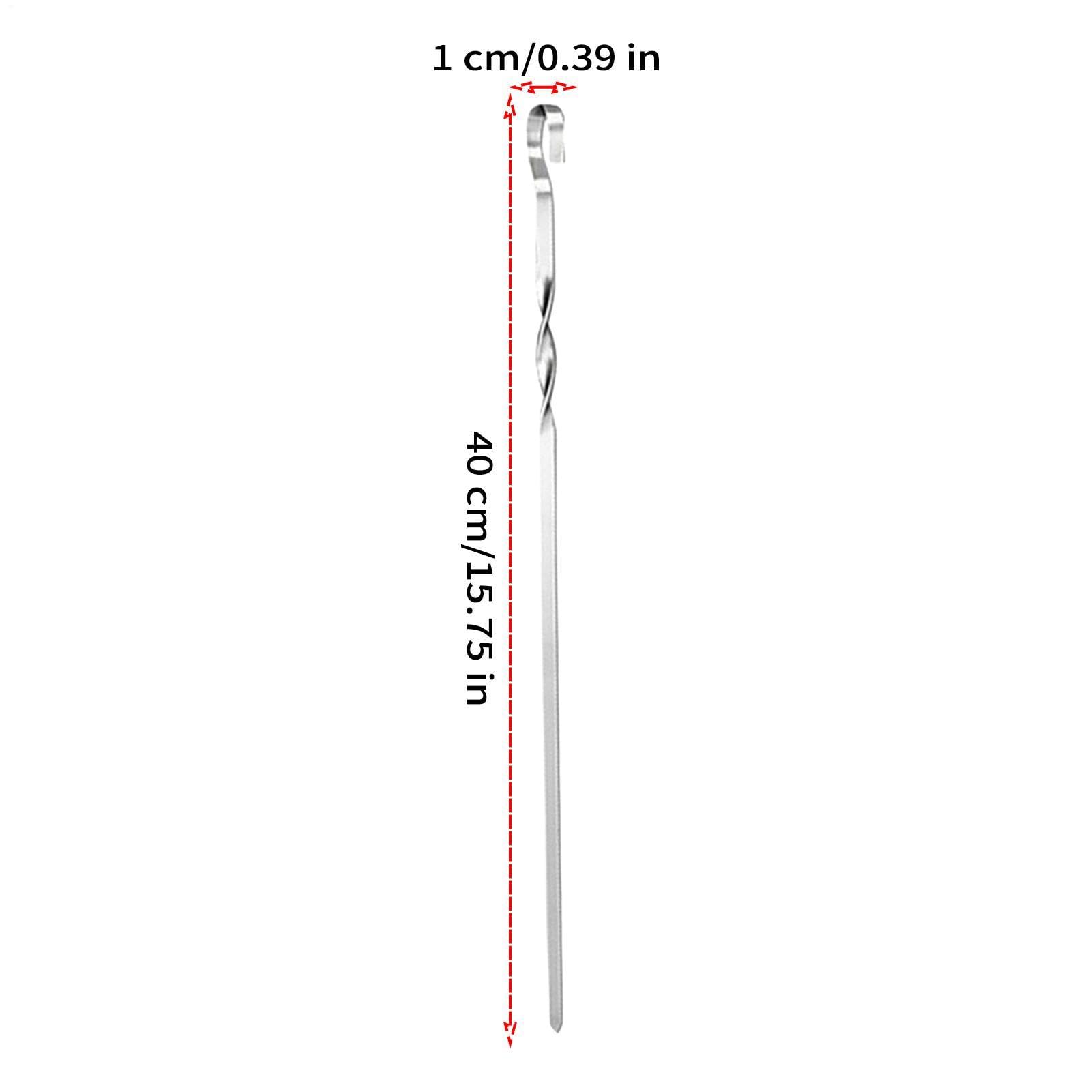 Brochettes BBQ Acier Inoxydable Lavable au Lave-Vaisselle