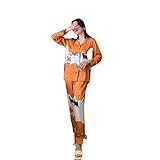 URYYRIT Pigiama Silk Ice Women's Summer Summer Piajamas A Manica Lunga Satinata E Traslocante-A,XL(60-65Kg)