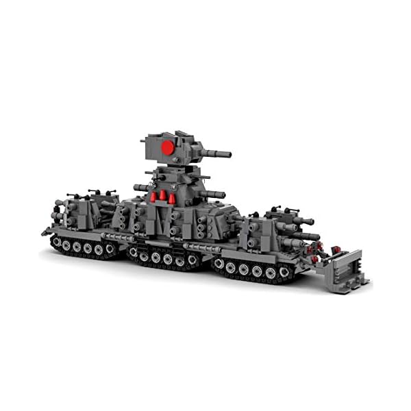Morton3654Mam Technik Militär Panzer Bausteine, UDSSR KV-44 Superschwerer Panzer Modellbausatz, 1211 Teile…