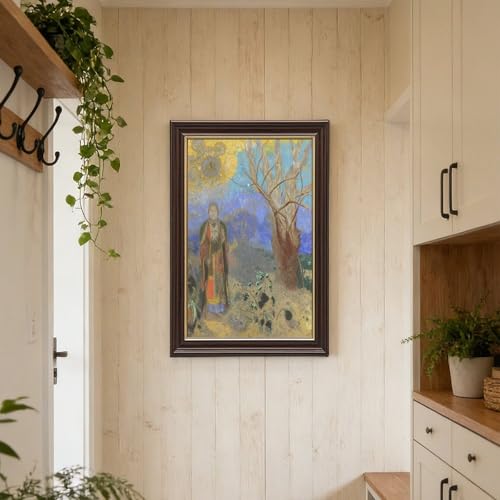Odilon Redon The Buddha Impression Toile Haute Définition Cadre Suspendu - 6
