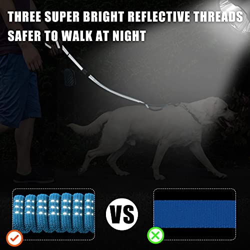 Amai keto Dog Leash,Heavy Duty Dog Leash for Large Medium Dogs -Max 5 Ft Highly Reflective with Car Seat Belt Buckle, 2… - Image 4