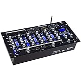 Pronomic DX-165REC MKII DJ-Mixer - 5-Kanal-Mischer mit USB/SD/Bluetooth-Player - Cue-Funktion - Recording-Funktion - 4 Mikrofoneingänge - grafischer Equalizer