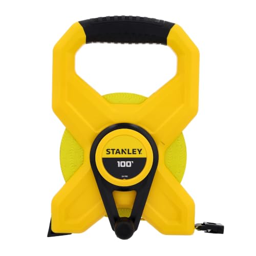 Image of STANLEY 100 Ft Tape Measure, Fiberglass Long Measuring Tape (34-790)