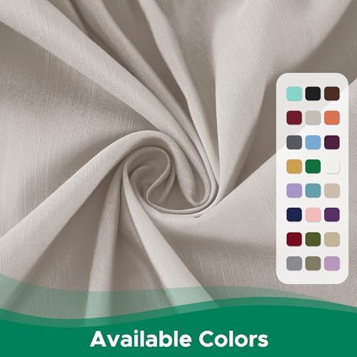 Biscaynebay Wrap Around Bed Skirts for King & Cal King Beds Short Drop of 12", Camel Grey Adjustable Elastic Dust Ruffles Easy Fit Wrinkle Resistant Silky Luxurious Fabric Machine Washable — view 5