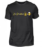 Modernes Herren T-Shirt. Der Hingucker auf jeder Party oder als Freizeit Shirt mit hochwertigem Druck. Freu dich auf dein Herren Basic Shirt
