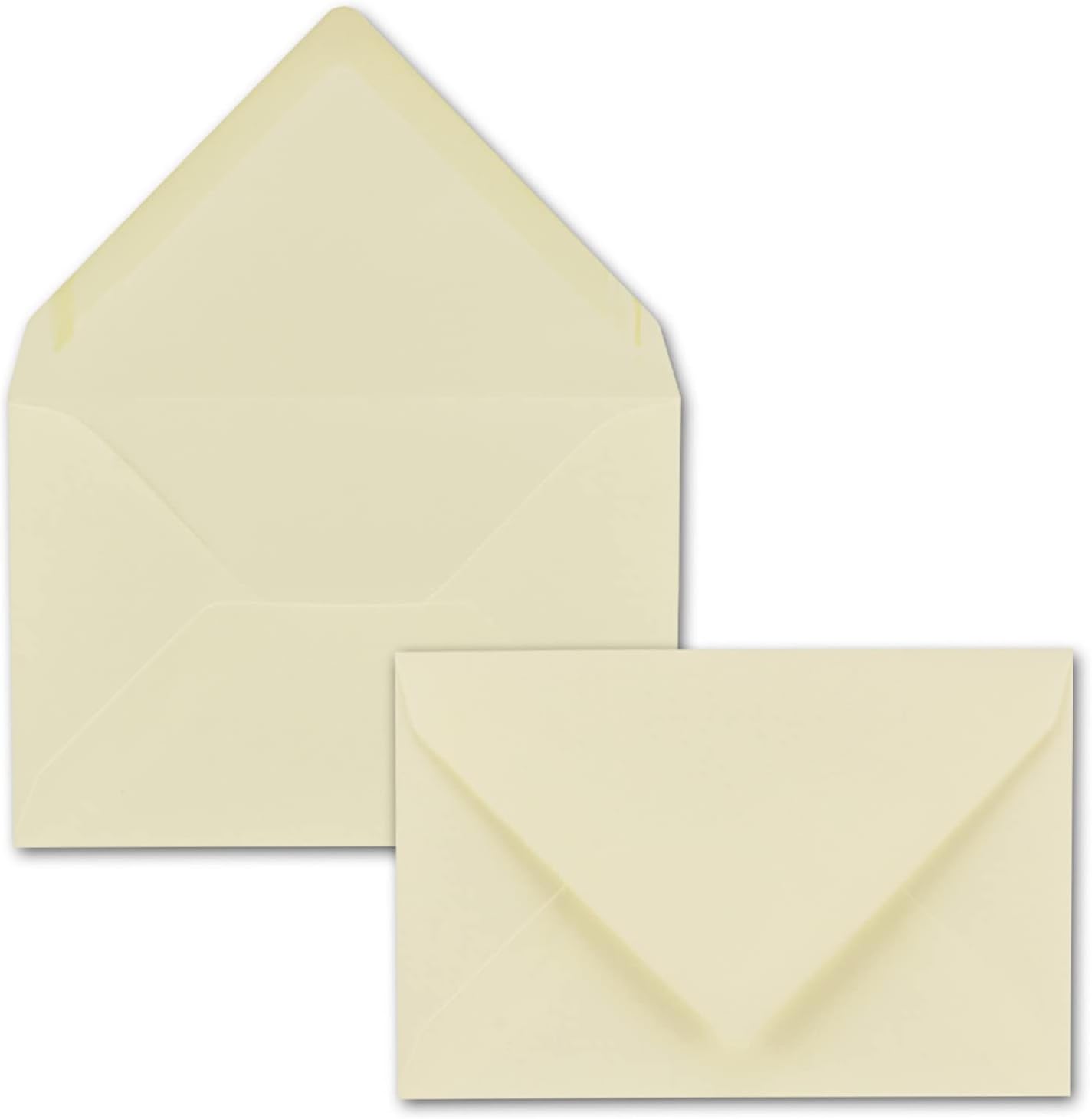 Envelopes DL & B6 White/Cream 50 Pieces DIN B6 creme