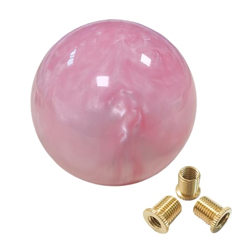 ZXFRC Marble Style Round Ball Gear Shift Knob with 3