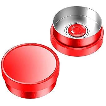 100pcs 20mm Aluminum Plastic Cap Aluminum Plastic Cover Red Blank